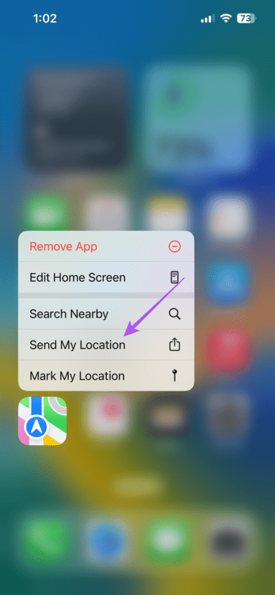 send-my-location-maps-3d-touch-iphone-710x1536-1 كيفية مشاركة الموقع المباشر باستخدام Apple Maps على iPhone و iPad و Mac