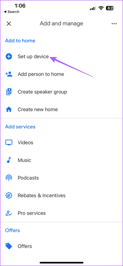 set-up-device-google-home-710x1536-1 أفضل 6 إصلاحات لعدم تشغيل الموسيقى على مكبرات الصوت Google Home و Nest