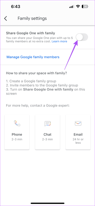 كيفية مشاركة خطة تخزين Google One مع العائلة على الهاتف المحمول وسطح المكتب - %categories