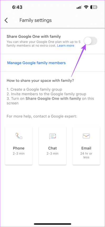 share-google-one-with-family-google-one-app-711x1536-1 كيفية مشاركة خطة تخزين Google One مع العائلة على الهاتف المحمول وسطح المكتب