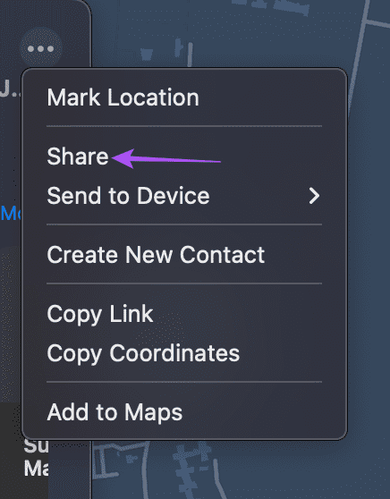 share-live-location-Maps-Mac كيفية مشاركة الموقع المباشر باستخدام Apple Maps على iPhone و iPad و Mac