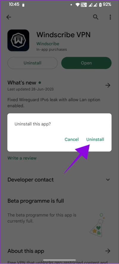tap-uninsrtall-to-confirm 12 طريقة لإزالة رمز المفتاح على هاتف Android