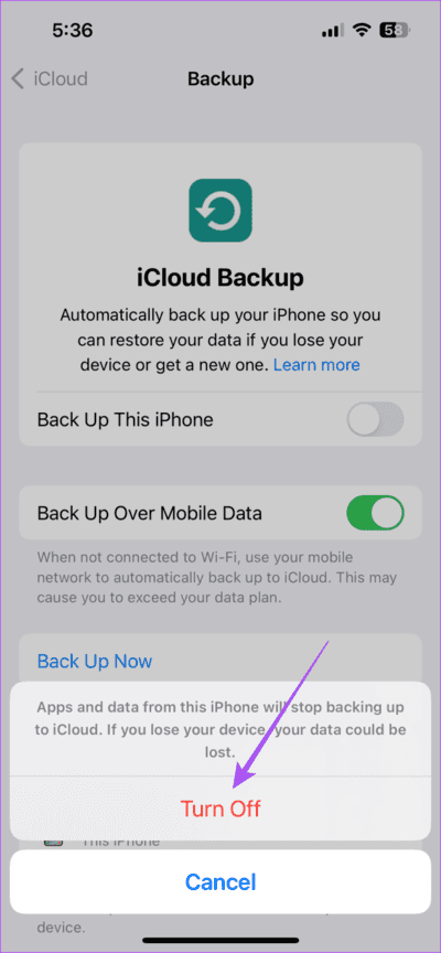 turn-off-icloud-backup-iphone-711x1536-1 كيفية إيقاف النسخ الاحتياطي التلقائي إلى iCloud على iPhone و iPad و Mac