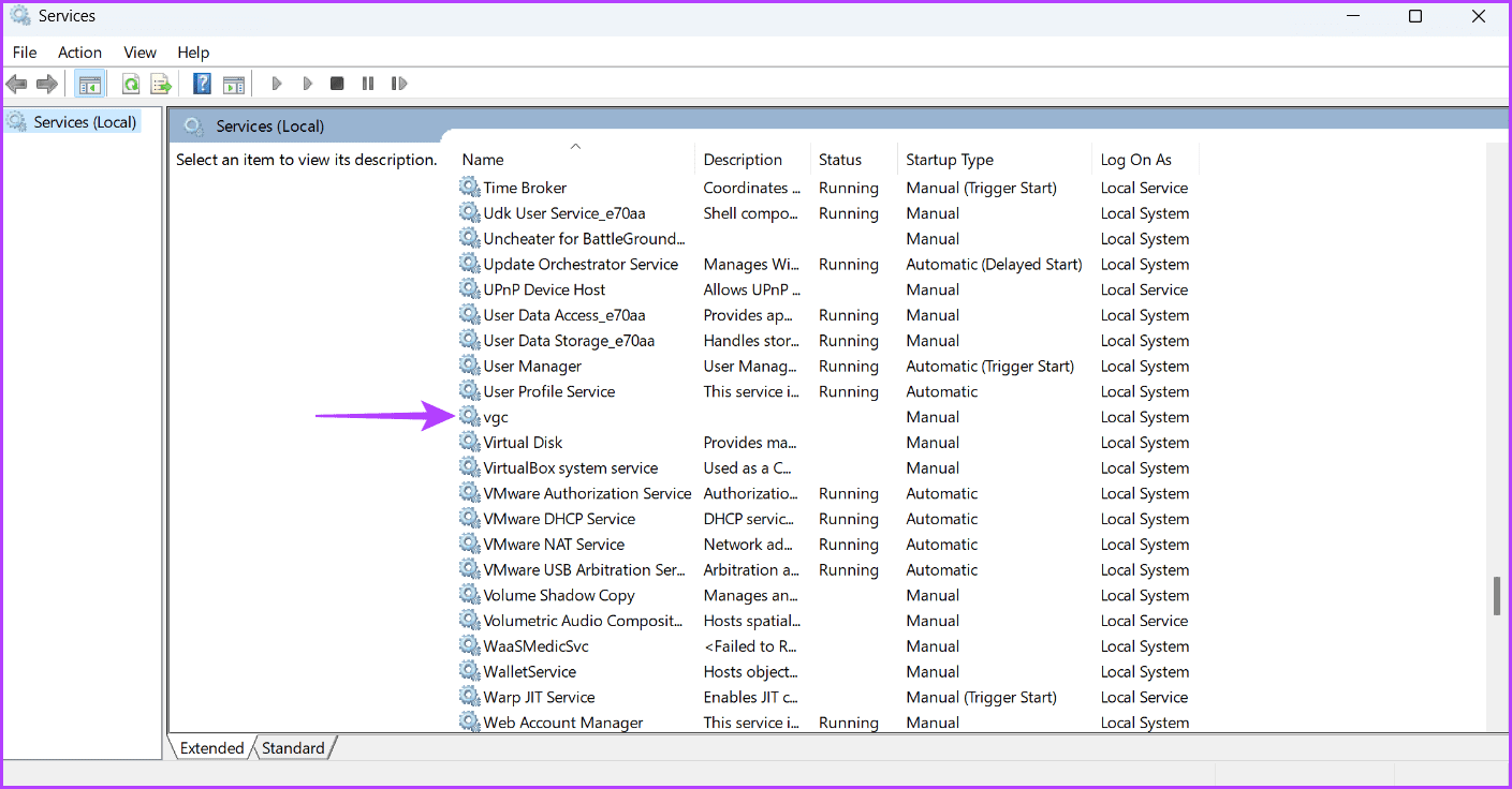 vgc-service كيفية إصلاح عدم عمل الميكروفون في المحادثة الصوتية Valorant على Windows