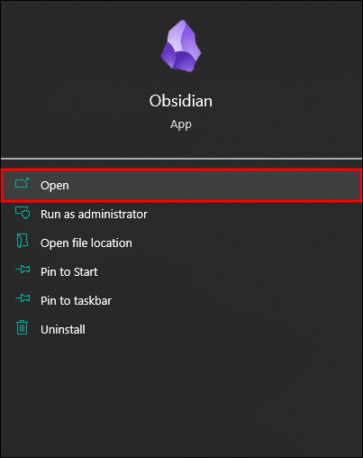 1-19-1 كيفية إنشاء Vault جديد في Obsidian