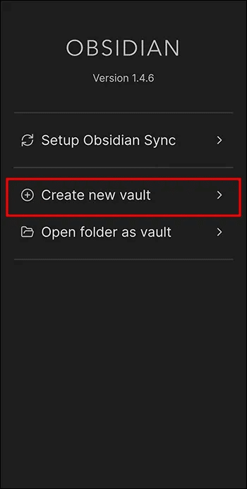 2-29 كيفية إنشاء Vault جديد في Obsidian