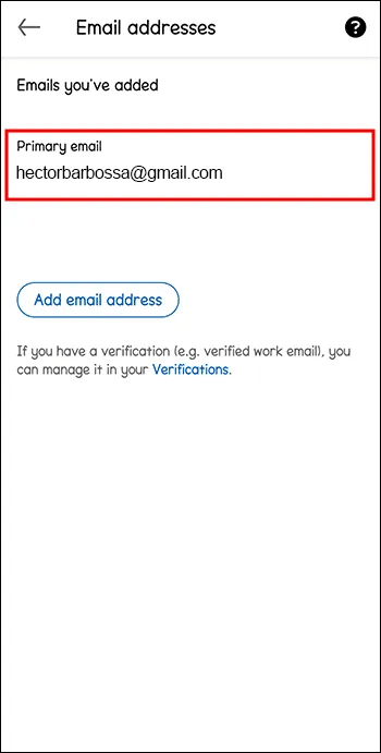 5-1 كيفية تغيير عنوان البريد الإلكتروني الأساسي لحساب LinkedIn