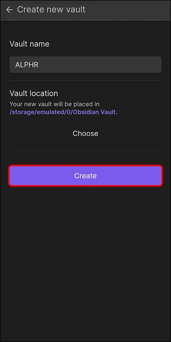 8 كيفية إنشاء Vault جديد في Obsidian