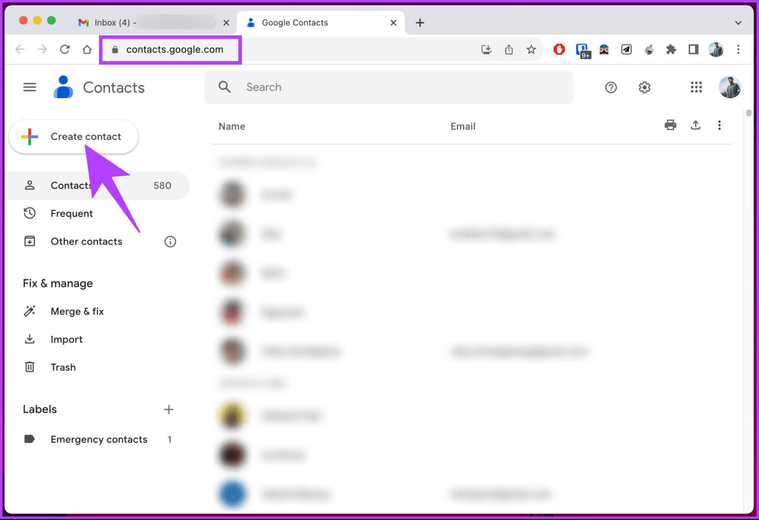 كيفية إضافة أو تعديل أو حذف جهات الاتصال في Gmail - %categories
