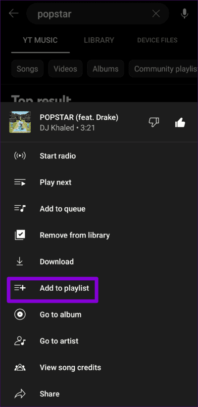 Add-Song-to-YT-Music-Playlist-750x1536-1 أفضل 8 طرق لإصلاح خطأ "الأغنية غير متوفرة" في YouTube Music لأجهزة Android و iPhone