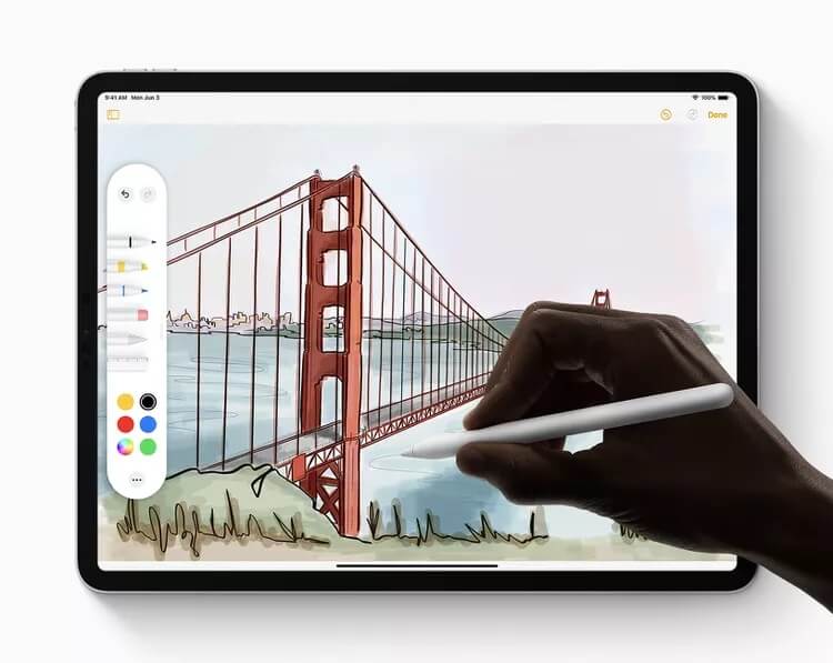Apple_iPadOS_Apple-Pencil دليل إصدارات iPadOS