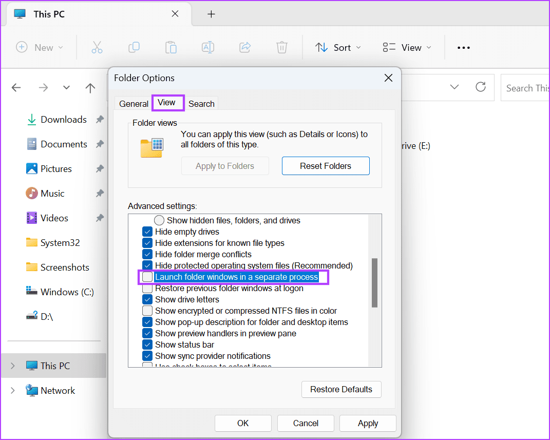 Change-File-Explorer-Properties-2 منزعج من خطأ "الملف مفتوح في برنامج آخر"؟ جرب هذه الطرق الثمانية لإصلاح المشكلة.