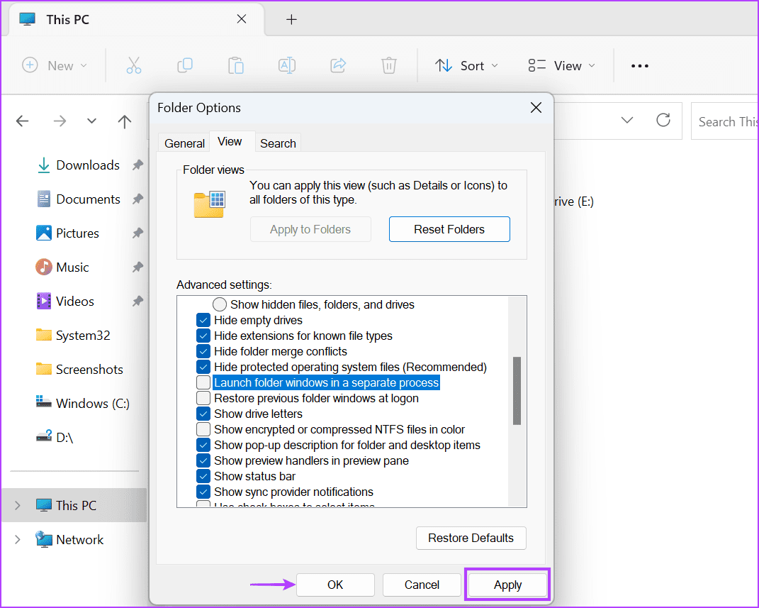 Change-File-Explorer-Properties-3 منزعج من خطأ "الملف مفتوح في برنامج آخر"؟ جرب هذه الطرق الثمانية لإصلاح المشكلة.