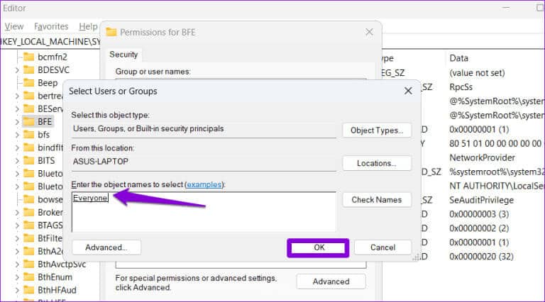 Change-Registry-Key-Permissions-768x426-1 لا يمكن تشغيل جدار حماية Windows؟ هنا هو الإصلاح