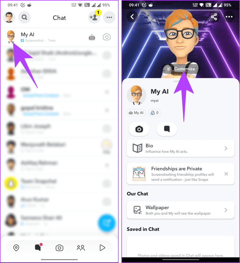 كيفية تغيير الجنس والاسم في Snapchat AI - %categories