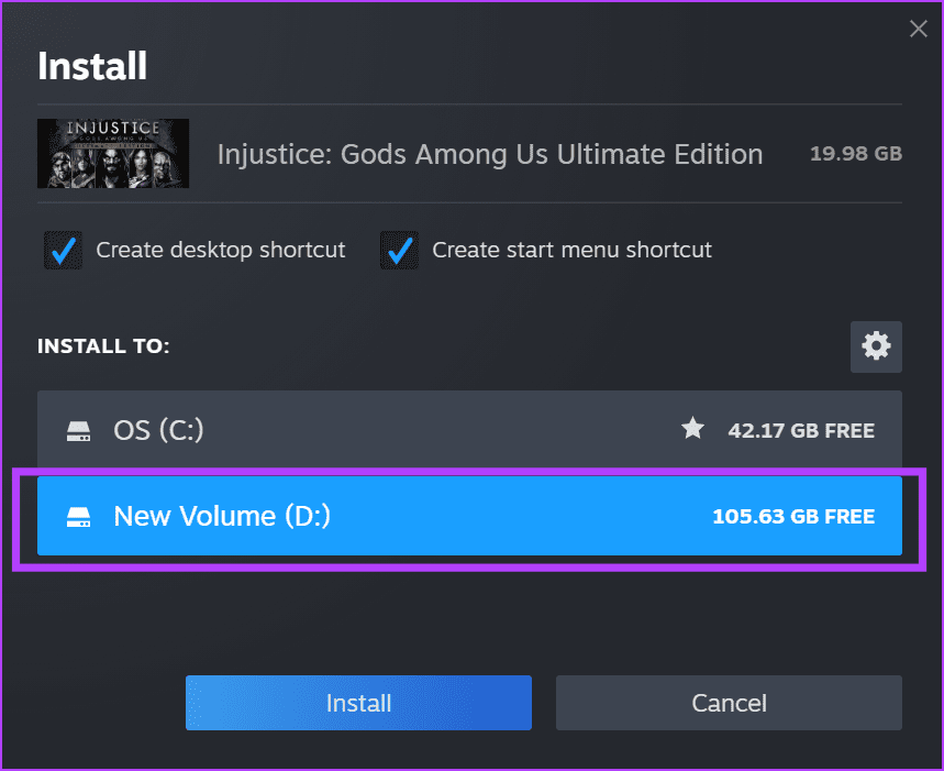 Change-the-Game-Install-Location-4 أفضل 8 طرق لإصلاح خطأ "تكوين المستودع غير صالح" على Steam في Windows 11