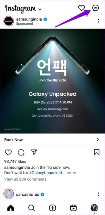 Chat-on-Instagram-500x1024-1 كيفية استخدام الصورة الرمزية أثناء مكالمات الفيديو على Instagram وFacebook Messenger