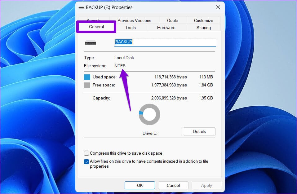 Check-Disk-Format-in-Windows-1 أفضل 6 طرق لإصلاح خطأ غير محدد عند نسخ ملف أو مجلد في Windows