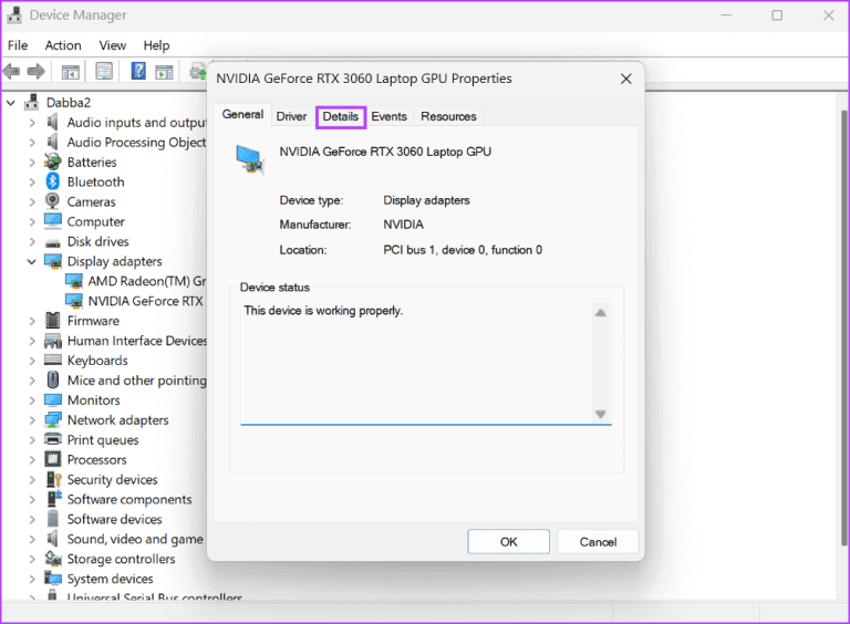 Check-Hardware-ID-Using-Device-Manager-2-768x564-1 4 طرق سريعة للتحقق من معرف الجهاز (HWID) في Windows 11