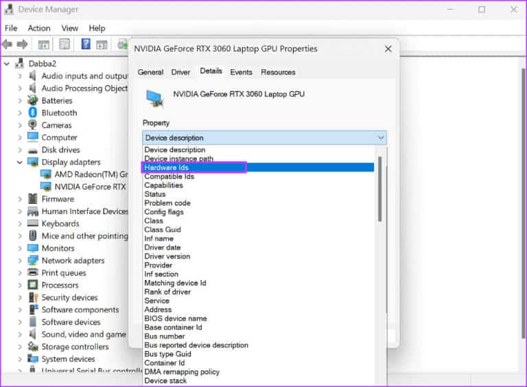 Check-Hardware-ID-Using-Device-Manager-3-768x564-1 4 طرق سريعة للتحقق من معرف الجهاز (HWID) في Windows 11