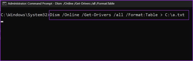 Check-Hardware-ID-using-cmd-768x244-1 4 طرق سريعة للتحقق من معرف الجهاز (HWID) في Windows 11