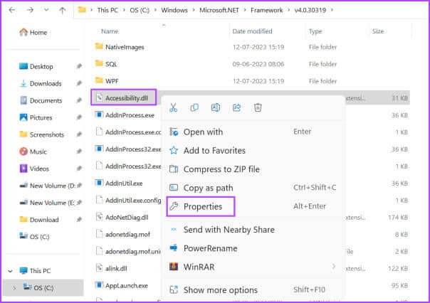 Check-NET-Framework-Version-using-file-explorer-3 5 طرق سريعة للتحقق من إصدار .NET Framework على Windows 10 و Windows 11