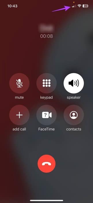 Check-the-Reception كيفية إصلاح الصدى على iPhone أثناء المكالمات الصوتية أو FaceTime