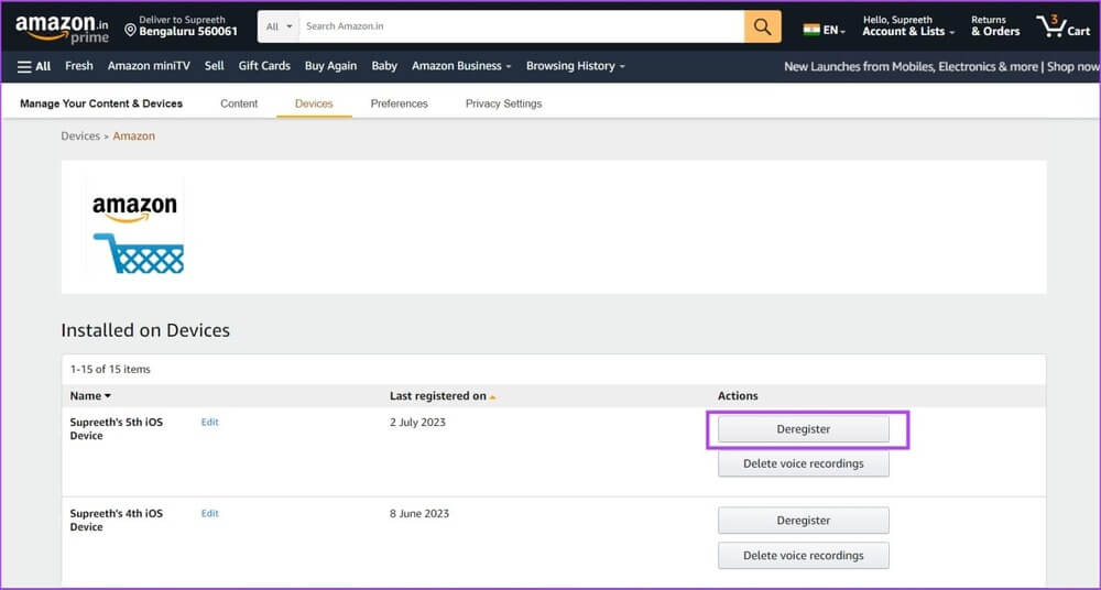 Click-on-Deregister-1-1536x824-1 كيفية تسجيل الخروج من تطبيق أو موقع Amazon