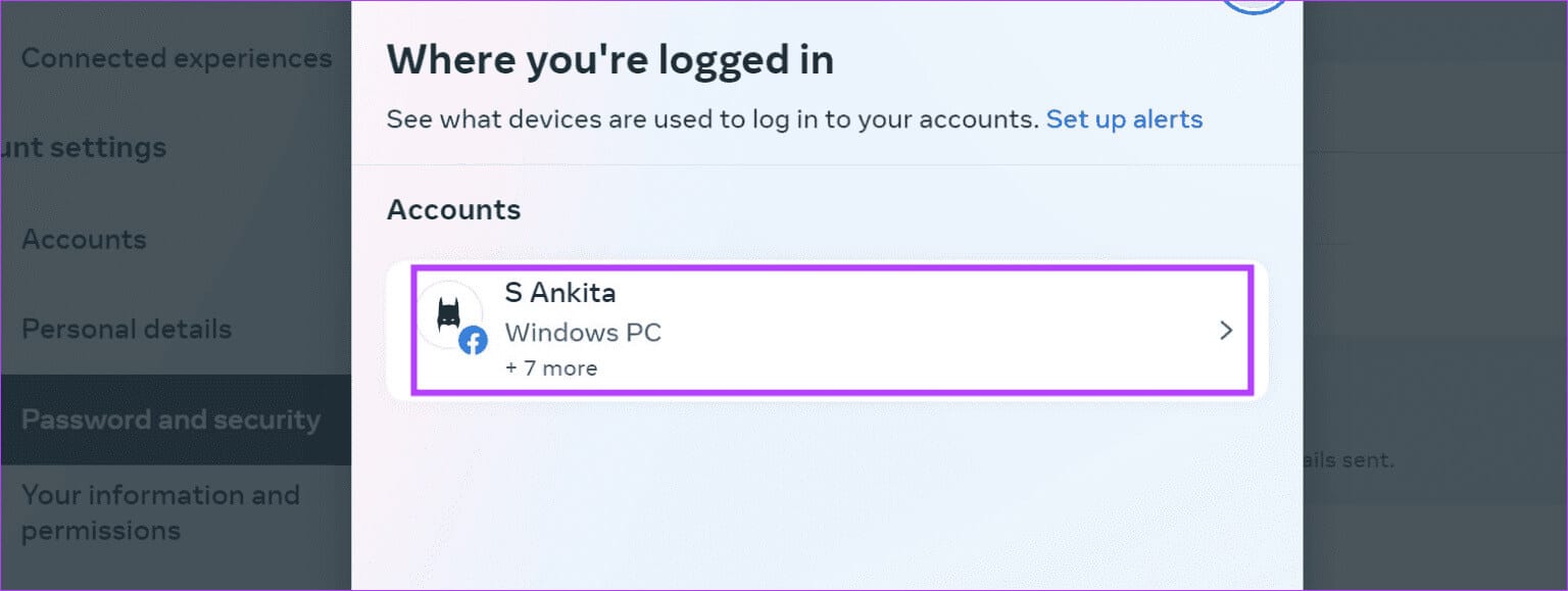 Click-on-Login-account-1536x579-1 كيفية تسجيل الخروج من Facebook و Messenger على جميع الأجهزة
