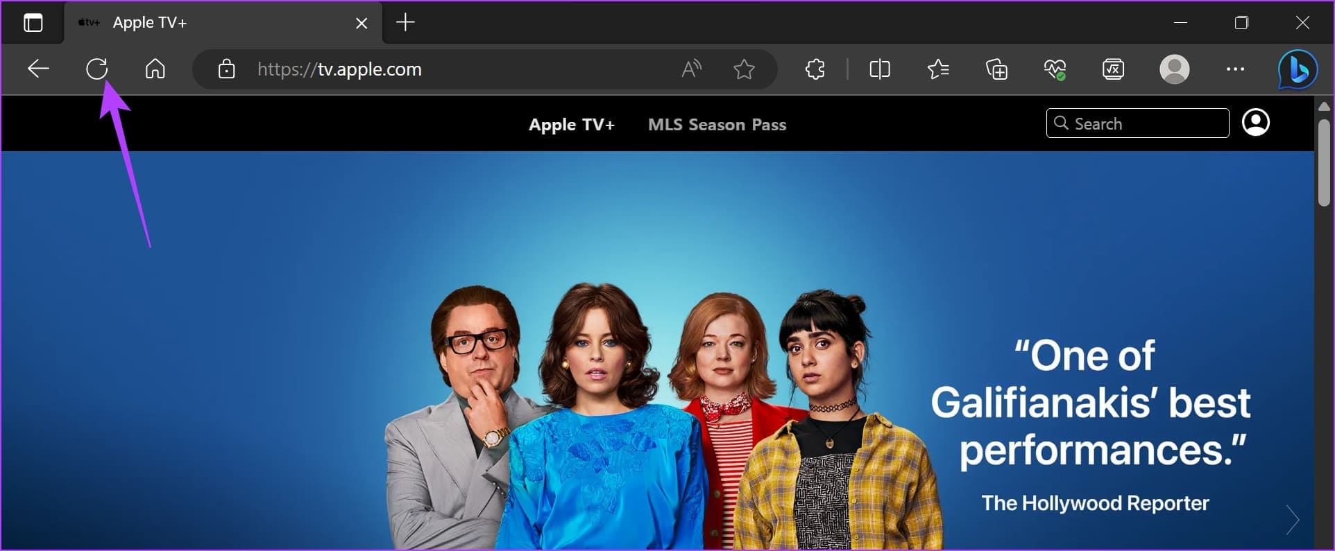 Click-on-Refresh-Apple-TV 11 طريقة لإصلاح "حدث خطأ" في Apple TV Plus على Windows