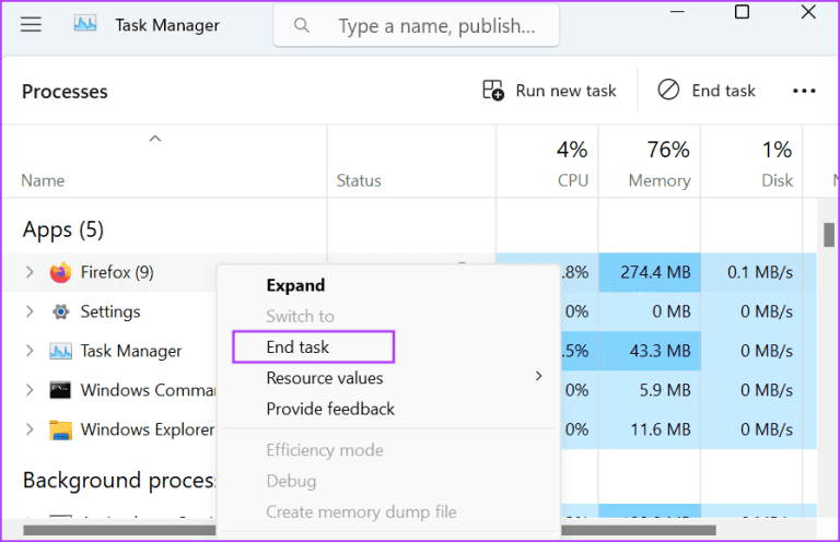 Close-and-Restart-the-App-768x496-1 أفضل 8 طرق لإصلاح مشكلة عدم عمل ميزة السحب والإفلات في Windows 11