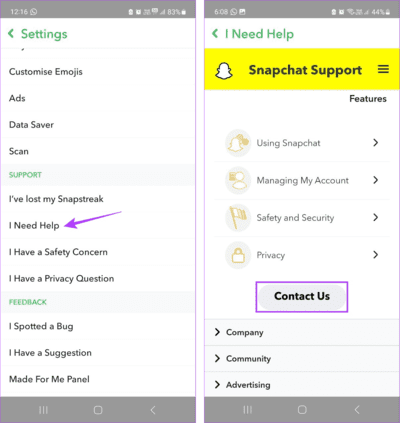 9 طرق لإصلاح ظهور خطأ "فشل الإرسال" في Snapchat  على Android و iPhone - %categories