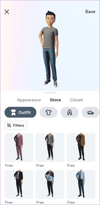 Create-Your-Avatar-on-Facebook-App-500x1024-1 كيفية استخدام الصورة الرمزية أثناء مكالمات الفيديو على Instagram وFacebook Messenger