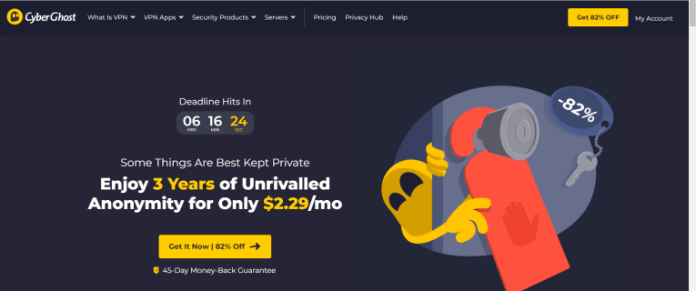 CyberGhost-VPN-screenshot أفضل VPN لـ Netflix