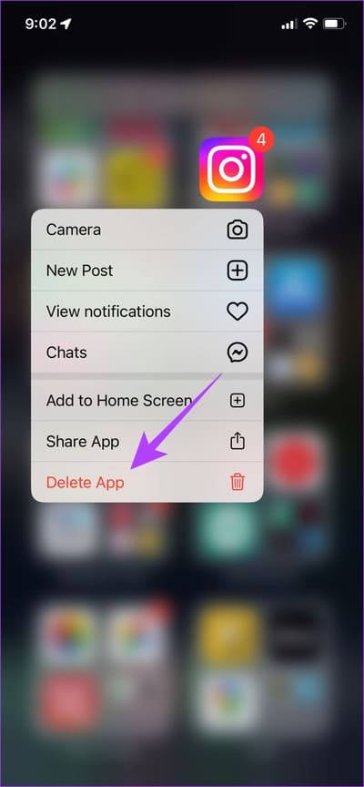 Delete-App-4 كيفية إصلاح ظهور "نقيد نشاطًا معينًا لحماية مجتمعنا" على Instagram