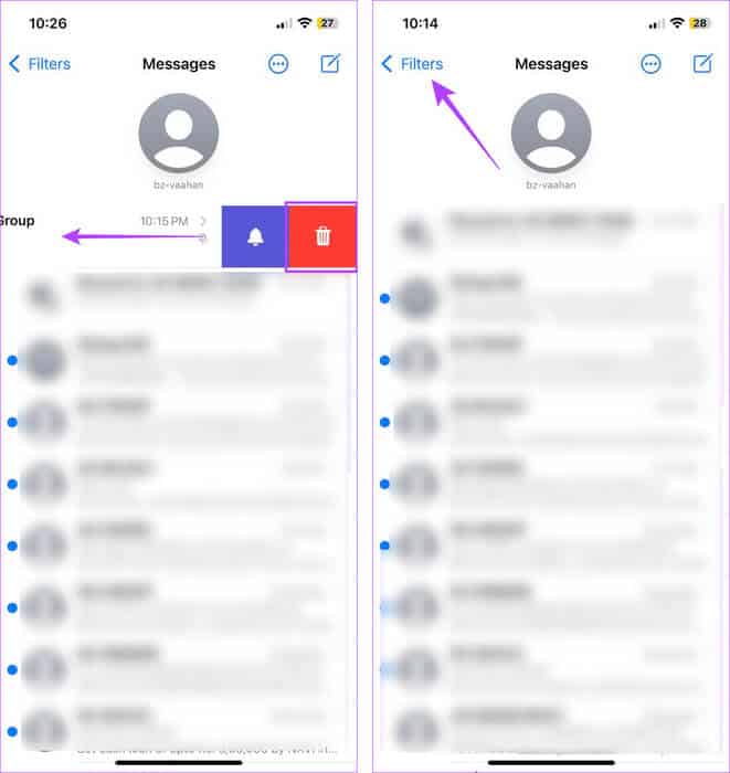 Delete-Group-Chat كيفية حظر الدردشات الجماعية المزعجة على iPhone