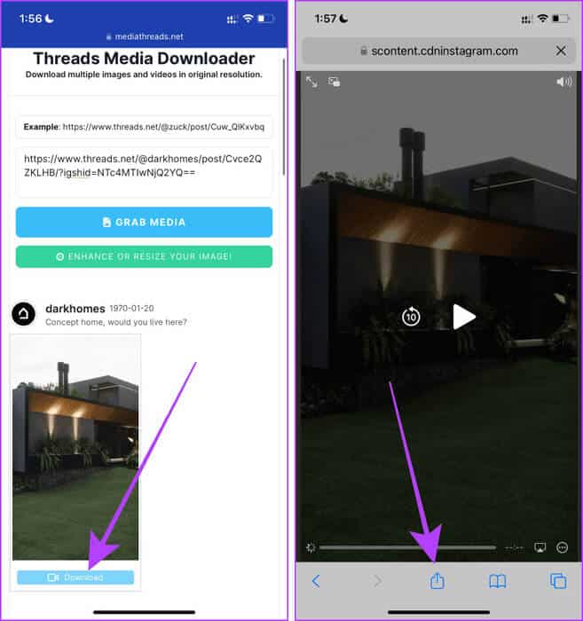 Download-Threads-Video-from-Website 5 طرق لتنزيل الصور ومقاطع الفيديو من Threads
