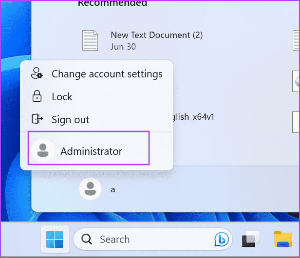 Enable-the-Built-in-Admin-Account-2-1 أفضل 8 طرق لإصلاح مشكلة "لا يمكن إعادة تعيين Microsoft Store" على Windows 11