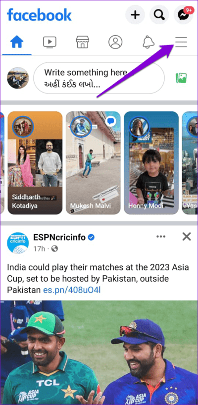 Facebook-App-Menu أفضل 7 طرق لعدم إرسال الرسائل على Facebook Marketplace
