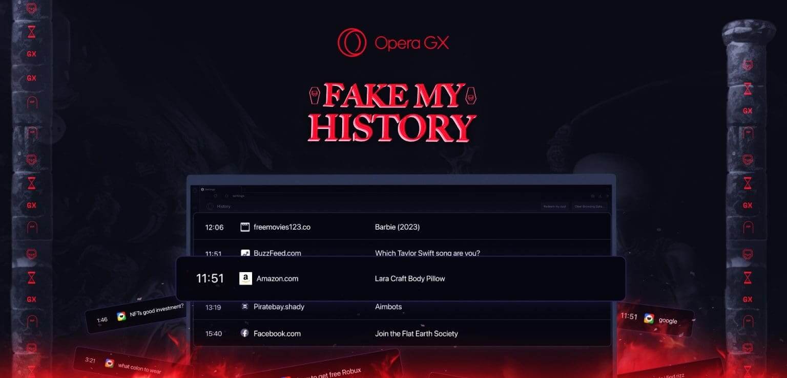 كيفية استخدام "Fake My History" في Opera GX - %categories