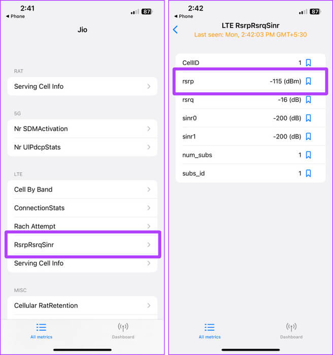 Field-Test-app-on-iPhone 9 طرق للحصول على إشارة (خدمة) أفضل على iPhone