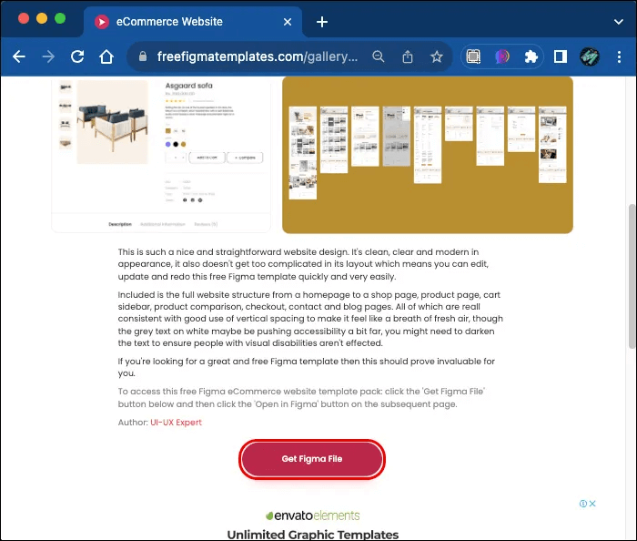 قوالب موقع Figma المجانية - %categories