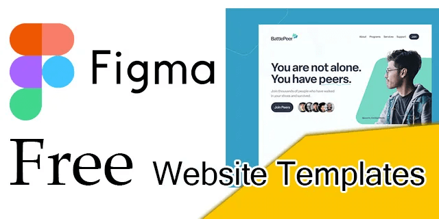 Figma قوالب موقع Figma المجانية