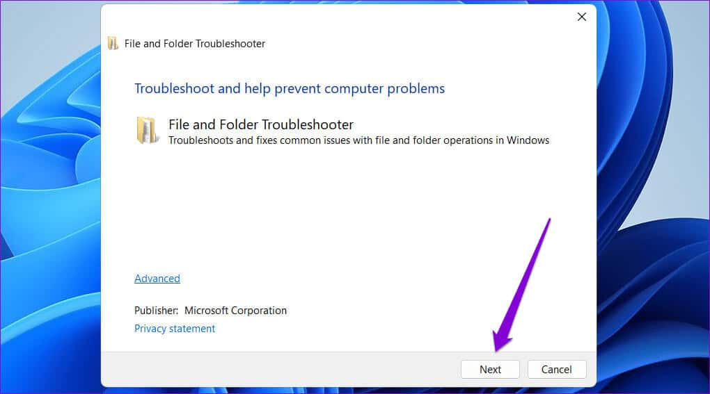 File-and-Folder-Troubleshooter-1 أفضل 6 طرق لإصلاح خطأ غير محدد عند نسخ ملف أو مجلد في Windows
