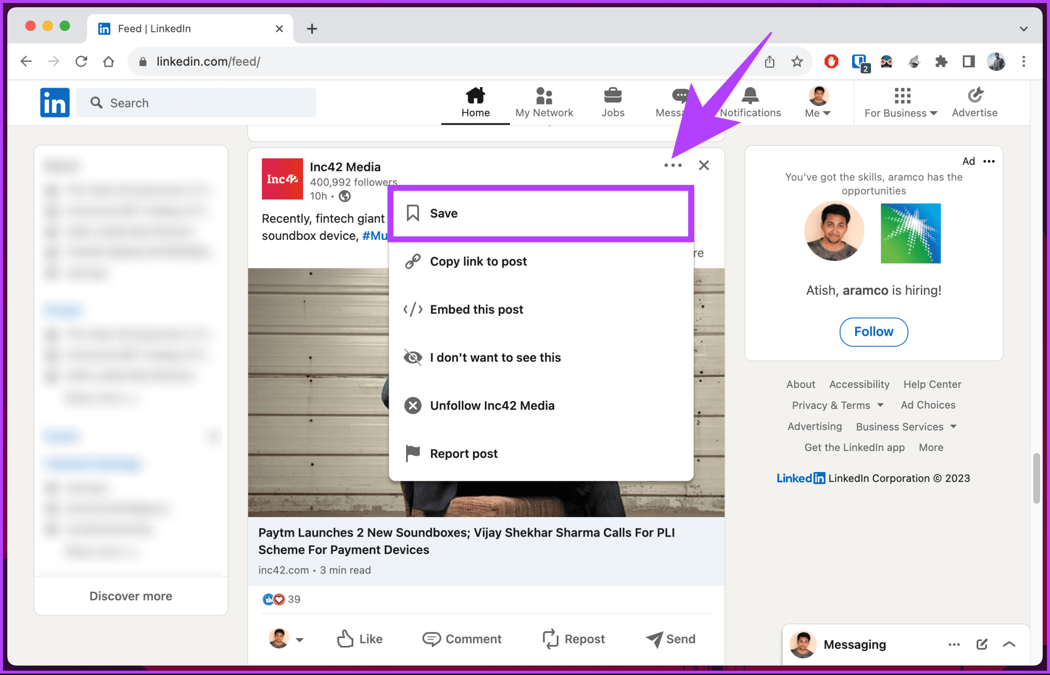 Find-Saved-Posts-and-Jobs-on-LinkedIn_25-2048x1317-1 كيفية البحث عن الوظائف والوظائف المحفوظة على LinkedIn