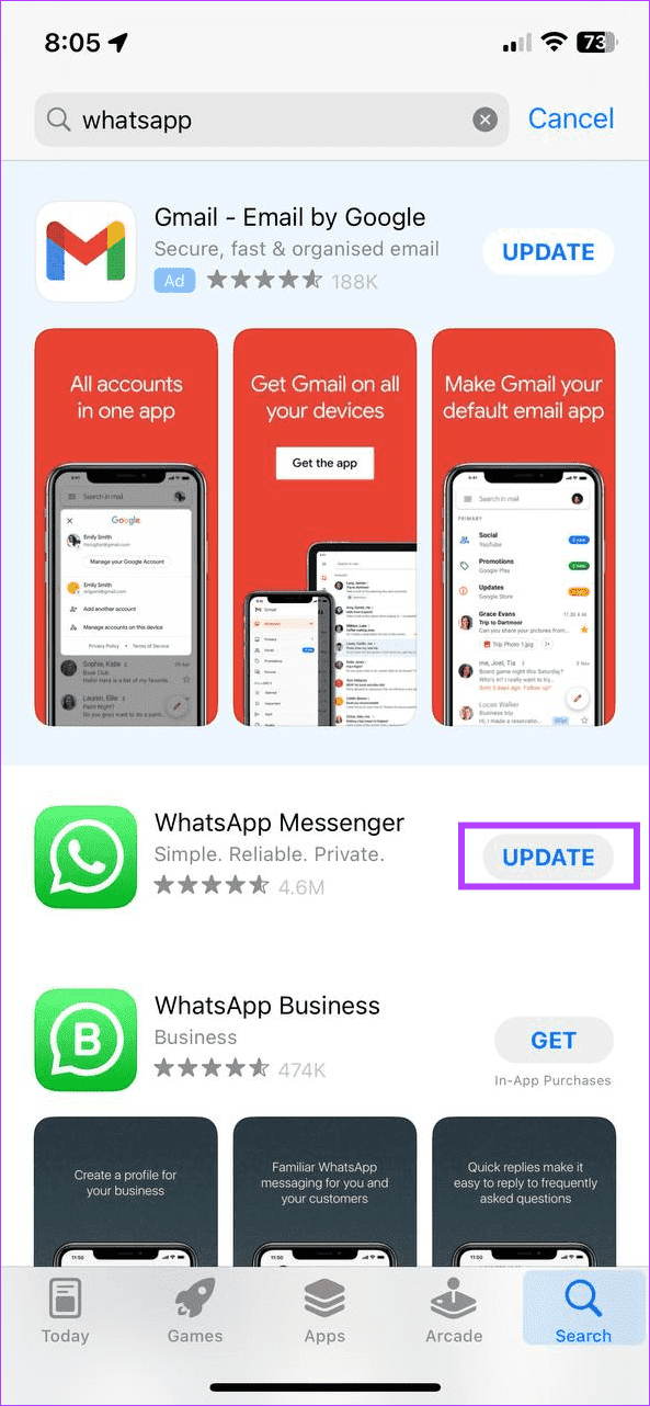 Fix-WhatsApp-Keeps-Crashing-or-Wont-Open-on-iPhone-6 10 طرق لإصلاح استمرار تعطل تطبيق WhatsApp أو يتعذر فتحه على iPhone