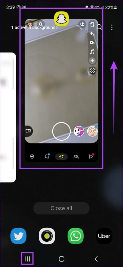 Force-Stop-Snapchat-on-Android-2 9 طرق لإصلاح ظهور خطأ "فشل الإرسال" في Snapchat  على Android و iPhone