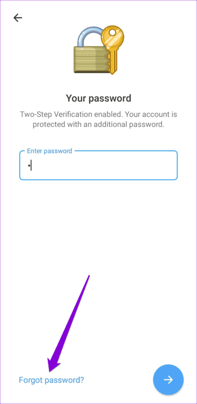 Forgot-Telegram-Password-750x1536-1 أفضل 9 طرق لإصلاح لا يمكن تسجيل الدخول إلى Telegram على Android و iPhone
