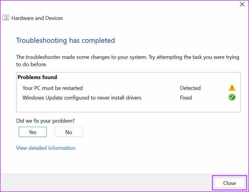 Hardware-Troubleshooter-2 أفضل 7 طرق لإصلاح الخطأ "Page Fault in Nonpaged Area’" في Windows 10 وWindows 11