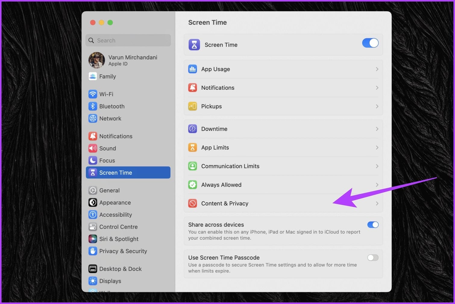 How-to-Allow-or-Block-Explicit-on-Apple-Music-on-Mac-Step-3 كيفية السماح بالمحتوى الصريح أو إيقاف تشغيله على Apple Music